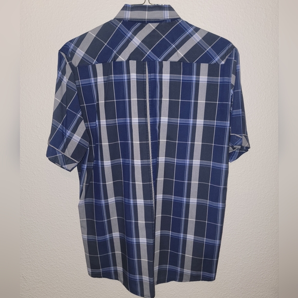 7 Diamonds Button Up Short Sleeve Shirt. Men's XL - Picture 2 of 5